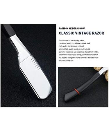 Straight Stick for Men Women Barber Shaving Knife Blades Spring Design Beard Underarm Body - Buy Online on GoSupps.com