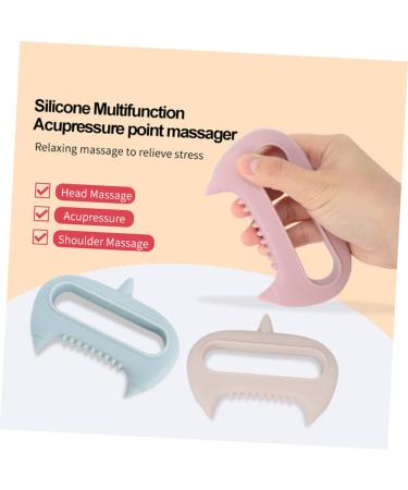Frcolor 3-in-1 Scalp Massager & Gua Sha - Universal Brush for Soothing & Peeling | International Shipping Available - Buy Online on GoSupps.com