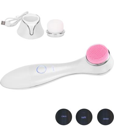 Qukaim Waterproof Face Cleaner Brush Electric Silicone Facial Cleansing Brush Rechargeable Waterproof Face Cleaner Pore Cleaning Brush - Buy Online on GoSupps.com