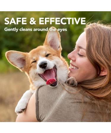 Buy Vets Best Dog Eye Wipes - 100 Pieces | Gentle Care for Your Dog's Eyes | International Shipping Available - Buy Online on GoSupps.com