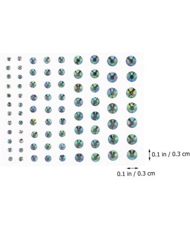 FRCOLOR 5 Sheets Eye Patch Crystal Jewellery Gemstones with Crystal Face Face Embellishment Nail Art Stickers Rhinestones Eye Acrylic Rhinestone Stickers Body Jewel Accessories - Buy Online on GoSupps.com