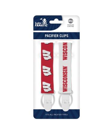 Georgia Bulldogs NCAA BabyFanatic Pacifier Clip 2-Pack | Officially Licensed Baby Apparel - Buy Online on GoSupps.com