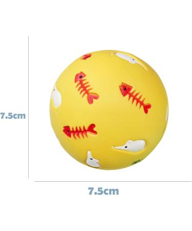 jiuhao Cat Treat Ball Cat Food Ball Toys Cat Ball Slow Feeder Toy Cat Food Dispenser Interactive Puzzle Ball Toy for Indoor Cats Training Brain Stimulation Toy - Buy Online on GoSupps.com