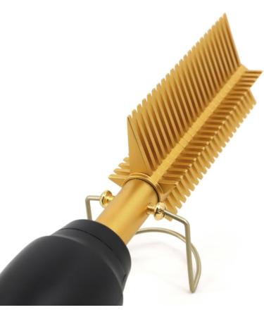 Electric Hair Straightener Curler - Multifunction Wet & Dry Comb for Black Hair Styling - Buy Online on GoSupps.com