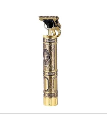 Professional Vintage T9 Cordless Hair Trimmer Beard Trimmer Rechargeable (USB Fast Charging) with Titanium Blade and 4 Combs Multifunctional for Triming Shading Trimming and Sculpting (Buddha) - Buy Online on GoSupps.com