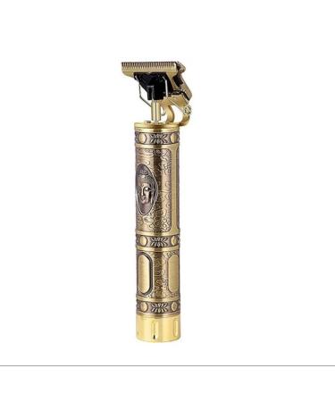 Professional Vintage T9 Cordless Hair Trimmer Beard Trimmer Rechargeable (USB Fast Charging) with Titanium Blade and 4 Combs Multifunctional for Triming Shading Trimming and Sculpting (Buddha)