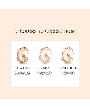 BIOAQUA Lightness Soft Loose Powder | Oil Control & Blemish Repair Makeup | 3 Light Skin Tone Options - 15g - Buy Online on GoSupps.com