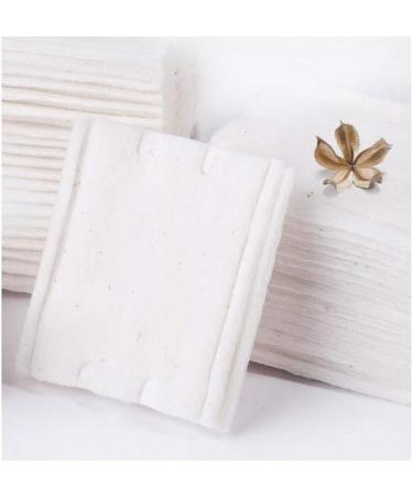 Momoup Organic Cotton Sheets CottonSeed Makeup Pads 200 Pieces/Bag 100% Organic Cotton Unbleached (1# CottonSeed Makeup Pad - 3 Bags) - Buy Online on GoSupps.com