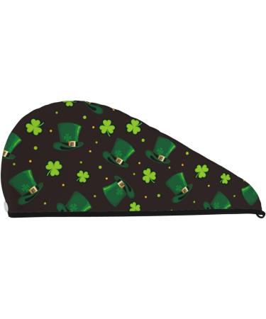 St. Patrick's Day Microfiber Hair Towel Wrap - Quick-Dry Hair Turban for Women & Girls - Buy Online on GoSupps.com