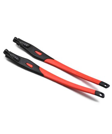 SOODASE Replacement Lens Frame Lenses Legs For Oakley Crosslink Glasses Frame Red