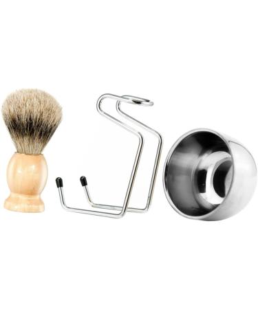 Beavorty Razor Tool Set | Brush Soap Mug & Shaving Bowl Accessories for Beard Care | Men's Wooden Razor Holder & Cup | International Shipping Available - Buy Online on GoSupps.com
