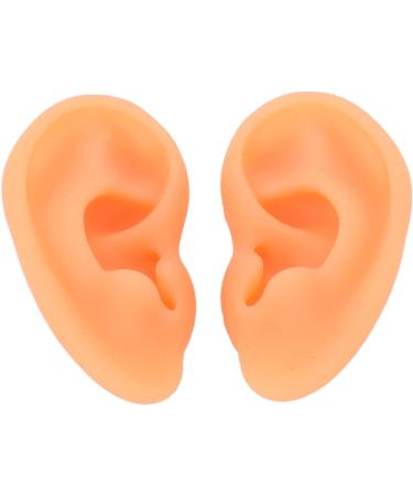 2Pcs Soft Silicone Ear Model - Ideal for Hospital Doctor Training & Earrings Display - Buy Online on GoSupps.com