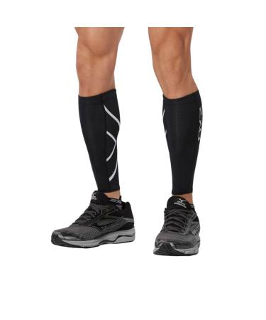 2XU Compression Calf Guards Small Black/Black