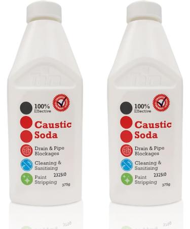 Tara Powerful Caustic Soda Drain Cleaner (750g) - 375g x 2 Bottles | Effective Clog Remover Industrial Strength Formula Fast Action. - Buy Online on GoSupps.com