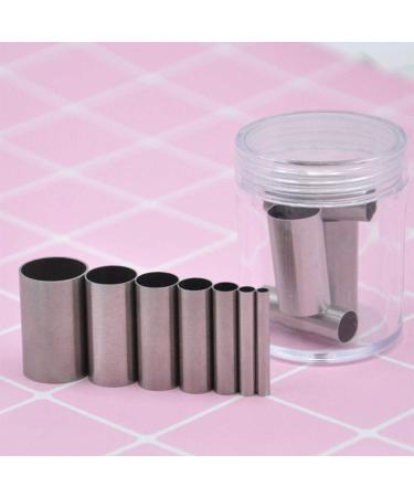 7Pcs Stainless Steel Clay Cutters - Round Circle Shape Hollow Punch Cutter Set for Clay Pottery Craft - Includes Storage Case - Buy Online on GoSupps.com