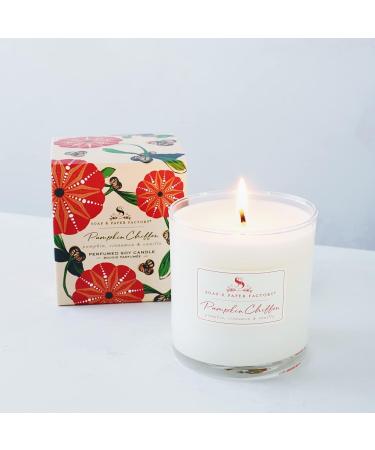 Buy Soap & Paper Factory Pumpkin Chiffon 9.5 oz Large Soy Candle | International Shipping Available - Buy Online on GoSupps.com