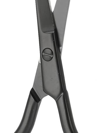 Nose Hair Scissors - Rounded Tip Stainless Steel Trimmer for Eyebrows & Beard Grooming - Easy Grip Design - Buy Online on GoSupps.com