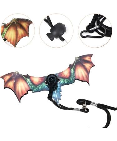 Bearded Dragon Lizard Leash Harness Adjustable Leather Removable Lizard Harness Leash w/3 Size Lizard Wing Nylon Rope Lead for Bearded Dragon Lizard Reptiles purple - Buy Online on GoSupps.com