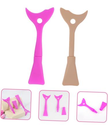 Mikinona 2pcs Eyeliner Baffle Silicone Molds Makeup Eyelash Tool Make-up Shield Supplies Miss Protection - Buy Online on GoSupps.com