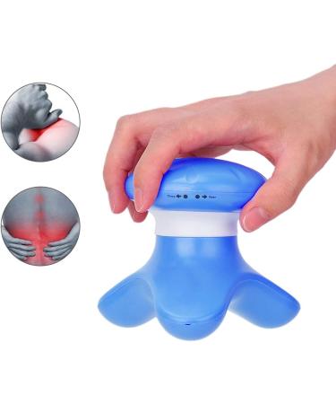 Multifunctional Body Massage Device - Acupuncture Vibration Massager for Women & Men | Compact 8.5x10.5 cm (Blue) - International Shipping Available - Buy Online on GoSupps.com