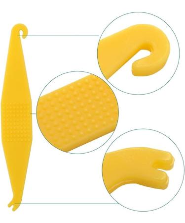 Aoyeah 10-Piece Kiefo Ortho P dische Disposable Plastic Feeding Hooks - Leather Strap Gap Tools & Elastic Cord Hooks for Optimal Feeding Solutions - Buy Online on GoSupps.com