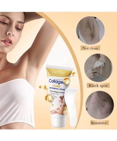 Hair Removal Cream for Women | Sensitive Skin-Friendly Fast & Moisturizing Painless Depilatory Solution - Buy Online on GoSupps.com