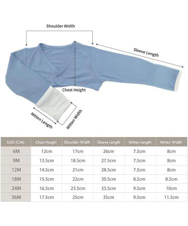 EDENSWEAR Zinc-Filled Rayon Eczema Face Sleeve Cover Vest - Blue (12 Months) - Buy Online on GoSupps.com