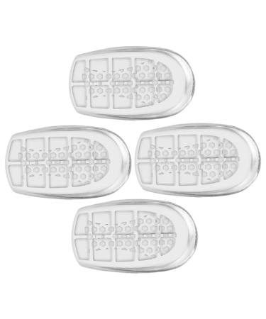 FOMIYES 2 Pairs Adhesive Heel Pads Clear Heels for Women Heel Cushion High Heel Inserts for Women Heel Grips Shoe Heel Pads Pads Heel Pads for Shoes Heel Gel Pads for Heel