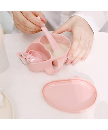 Buy 1 Set Mask Bowl DIY Facial Cosmetic Kit | Skin Spatula & Beauty Tools for Salon | Pink Makeup Brush Set - International Shipping Available - Buy Online on GoSupps.com