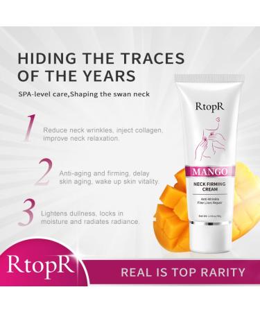 RtopR Neck Cream | Intensive Moisturizing for Youthful Skin | International Shipping Available - Buy Online on GoSupps.com
