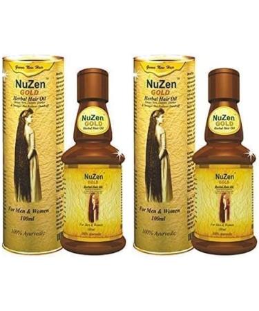 Nuzen Gold - Huile capillaire base de plantes 100 % pure - Pour cheveux nouveaux pais fonc s et forts - Pr vient le ternissement - 100 % ayurv dique - Peut tre utilis e par les hommes et les - Buy Online on GoSupps.com