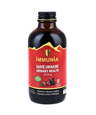 Immunia Urinary Health. Cranberry & Elderberry Concentrate. Natural. Delicious Taste. 5 ml/Day 4.05 Fl Oz (Pack of 1)