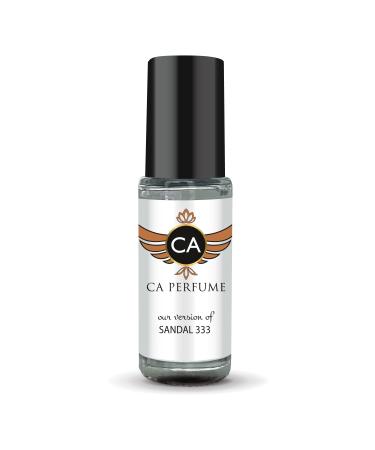 CA Perfume Impression of Le L Santal For Men Replica Fragrance Body Oil Dupes Alcohol-Free Essential Aromatherapy Sample Travel Size Concentrated Long Lasting Attar Roll-On 0.14 Fl Oz/4ml-X1
