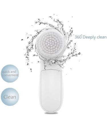 PIXNOR P2016 Facial Brush 7 in 1 Massager with 7 Brush Heads - Light Blue - Buy Online on GoSupps.com