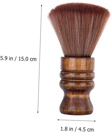 Angoily 1pc Hair Brush Neck Duster Shaving Saop Brush Cleaning Sponges Barber Face Sponge Hair Cutting Brush Neck Cleaning Tool Broken Hairbrush Wood Handle Comfortable Dust Brush - Buy Online on GoSupps.com