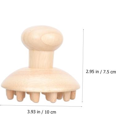 Partykindom Handmade Wooden Massage Comb Set - 2 STK Health & Wellness Tool for Scalp Beard & Shampoo - Buy Online on GoSupps.com