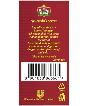 RED LABEL Brooke Bond 3 Roses Th de soin naturel avec 5 ingr dients ayurv diques 100 g - Buy Online on GoSupps.com