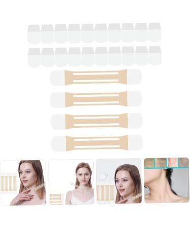 Beavorty 4pcs Neck Lift Stickers Lifting Belt Skin Tightening Tape Neck Lift Tape Cosmetic Swan Neck Patch 20.5x4cm As Shown - Buy Online on GoSupps.com