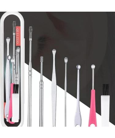 7pcs/Set Steel Ear Wax Removal Tools Kit - Earpick Wax Pickers for Ear Cleaning (Color as Shown) - Buy Online on GoSupps.com