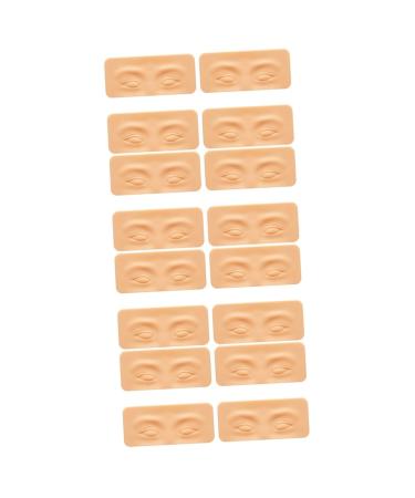 Baluue 16 Pcs Eyebrow Practice Block Eye Make up Training Skin Practical Training Eye Skin 16x7cmx4pcs As Shownx4pcs