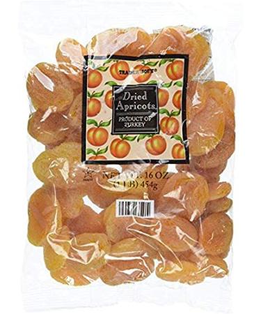 Trader Joe's Dried Apricots Product of Turkey 16 oz (Pack of 3)
