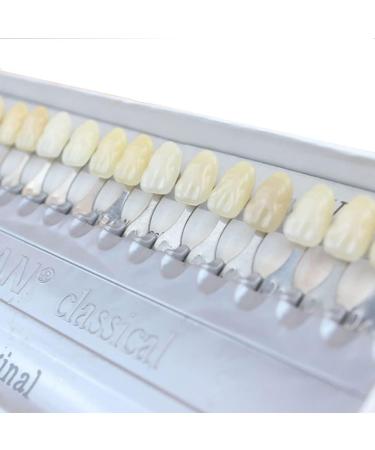 Iksvmsis Teeth Shade Guide | Professional 16-Color Tooth Whitening Set for Optimal Shade Matching & Whitening Care - Buy Online on GoSupps.com
