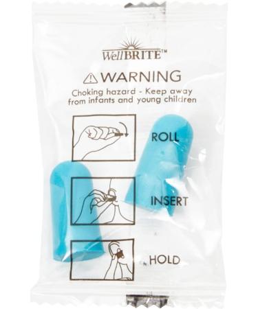 100 Pairs Soft Foam Ear Plugs for Sleeping, Noise-Canceling, Disposable - Bulk Set for Concerts, Festivals - Blue, 0.5x0.95 in - Buy Online on GoSupps.com