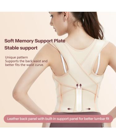 Female Posture Corrector Adjust Spinal Posture Correction Belt Relieve Waist Neck Shoulder Back Pain Small Pink - Buy Online on GoSupps.com