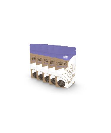 Entosus - dried and roasted grilling taste: garlic 5x 20g crunchy snack grilling sustainable meat substitute insects as protein snack or as a cooking ingredient in Germany bred garlic 5x 20g