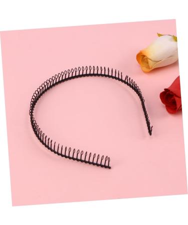 FRCOLOR Hair Band for Men Mens Headbands Princess Dresses for Girls Hair Jewels for Women Hair Accessories for Black Scrunchies Hair Bands Metal Teeth Comb Hair Piece Man Running - Buy Online on GoSupps.com