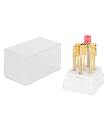 Nail Drill Kit - 7pcs Professional Manicure & Pedicure Drill Bit Set for Acrylic & Gel Nails - Perfect Accessories for Sanding & Grinding - Buy Online on GoSupps.com
