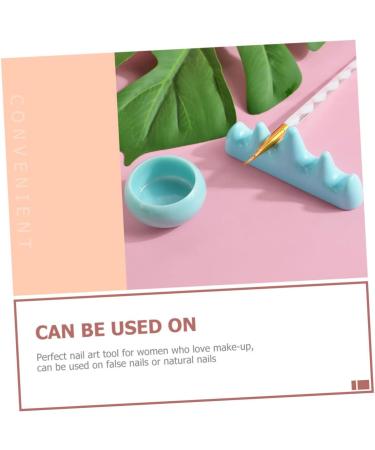 Beatifufu 1 Set Nail Art Brush Cup Bask Manicure Bowl Candle Holder Make up Holder Manicure Pen Holder Dip Nail Remover Gel Acetona Nail Brush Wash Holder Plastic Washing Rack Washing Cups - Buy Online on GoSupps.com