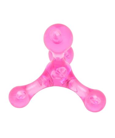 2-Piece Trigger Point Presser Massager Set | 4-Point Massage Roller & Hand Arch Device for Acupressure Relief | Manual Leg & Arm Massager in Pink - International Shipping Available - Buy Online on GoSupps.com