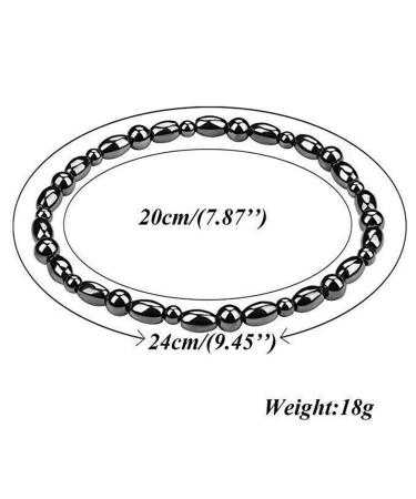 Eumenides Women's Fashion Magnetic Foot Chain - Hematite Antistatic Fatigue-Free Improves Sleep & Relieves Joint Pain - Black (8.7 Inch Oversize 2 Pack) - Shop Now! - Buy Online on GoSupps.com
